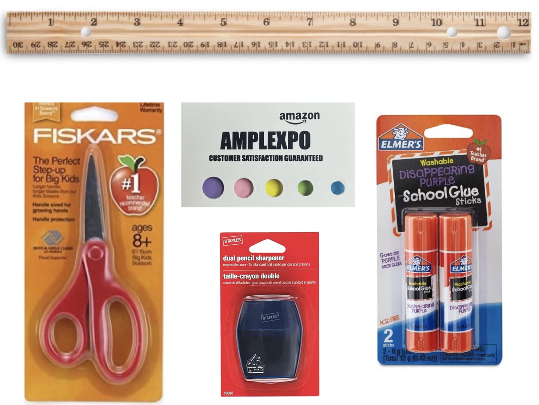 Vowdicua 100+ Piece School Supply Kit - Essential School Supplies with Folders, Notebooks, Pencils, Pens & More | Perfect for Back to School, Classroom & Homeschooling