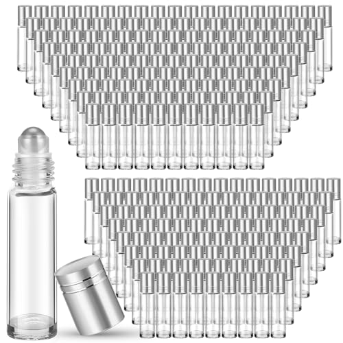 Clear with Silver Cap