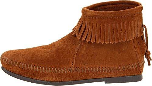 Minnetonka Women's Back Zipper Ankle Boots - Hardsole Leather Booties for Comfort & Style | Perfect for Fall, Winter & Casual Outfits