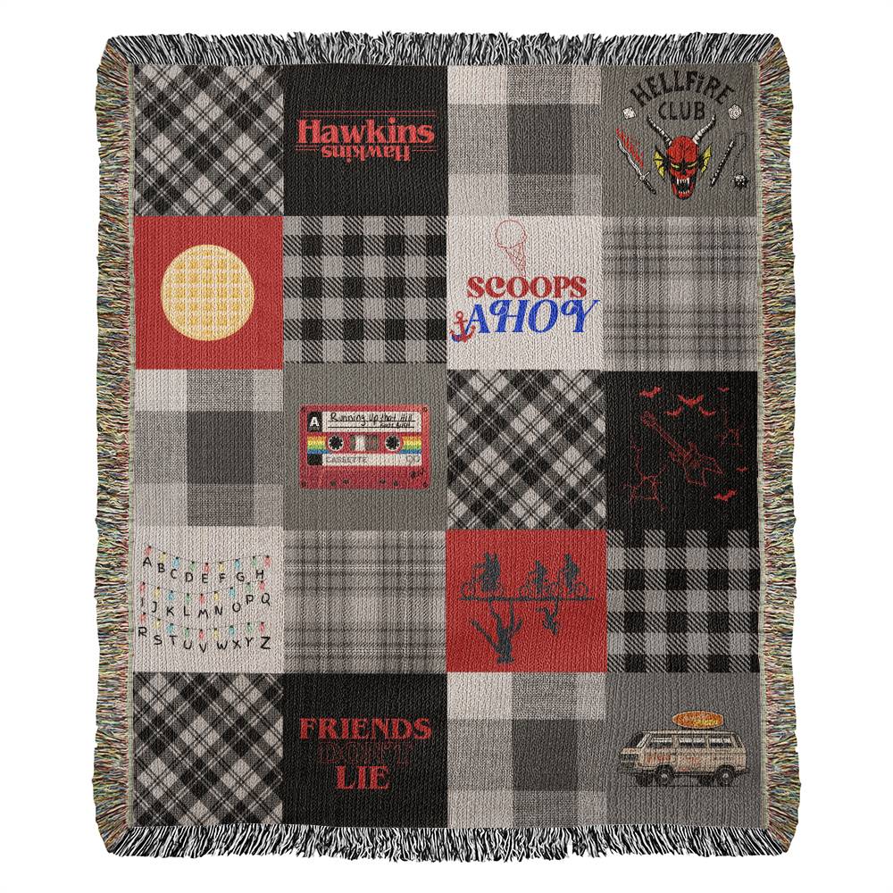 Premium Hawkins Blanket - Ultra Soft & Cozy Fleece Throw for All Seasons | Perfect for Bed, Couch, and Travel Use