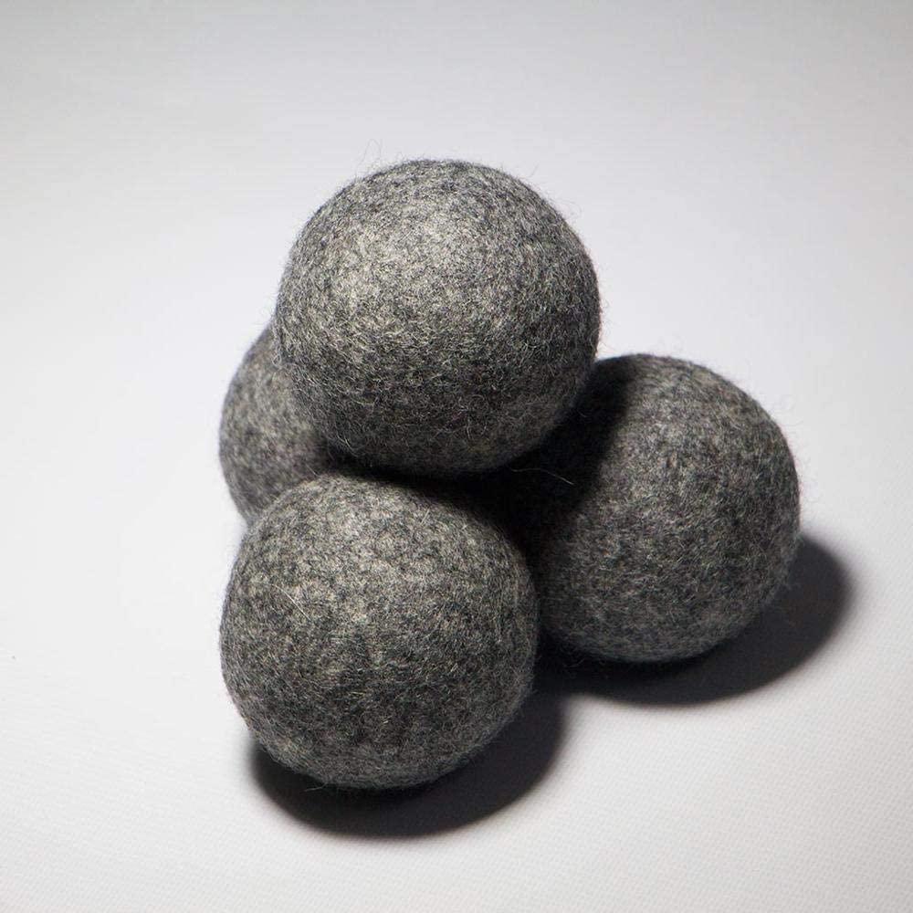 Natural Alpaca Wool Dryer Balls - 6 Pack XL Reusable Fabric Softener for Laundry | Reduce Static, Energy Costs & Drying Time | 100% Organic New Zealand Wool | Eco-Friendly, Chemical-Free Alternative to Dryer Sheets - Perfect for Sensitive Skin & Baby Clothes