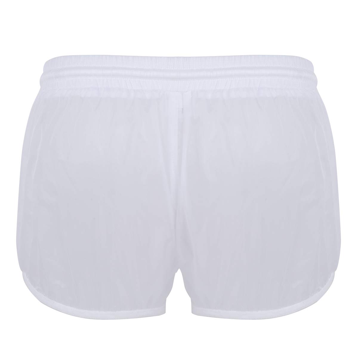 Men's Quick-Dry See-Through Beach Shorts - Breathable Swim Trunks & Loose Water Shorts for Swimming, Surfing & Summer Vacation | Comfortable Underwear & Boxer Shorts Alternative