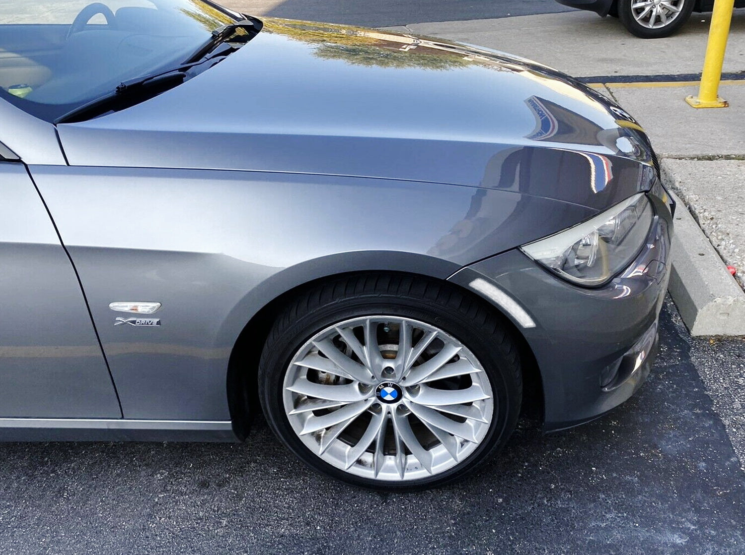 Clear Lens Front Bumper Wheel Arch Side Markers for BMW E92 E93 3 Series Coupe - Perfect for Night Driving & Enhanced Vehicle Visibility