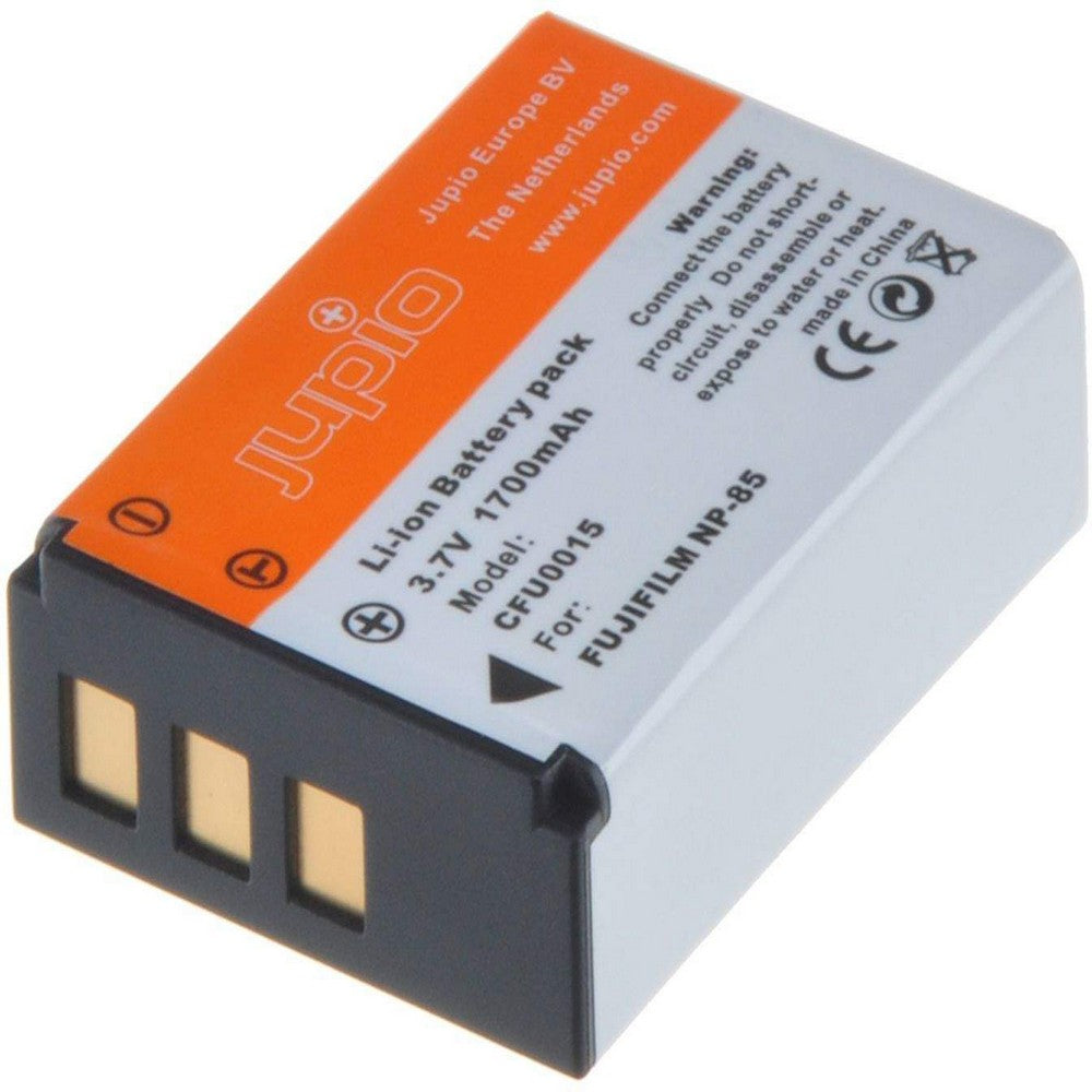 Jupio NP-85 Replacement Camera Battery for Fujifilm - 3.7V 1700mAh Li-ion | Compatible with Fujifilm X-T4, X-T3, X-T30, X-S10 | Perfect for Travel Photography & Vlogging