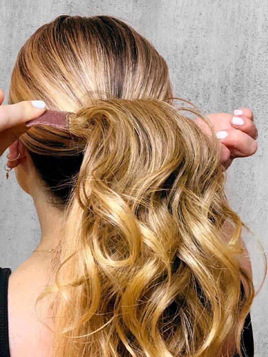 12 Stretch Pony Hair Extensions | Synthetic Ponytail Hairpiece for Women - Perfect for Cosplay, Costume Parties & Everyday Hairstyling