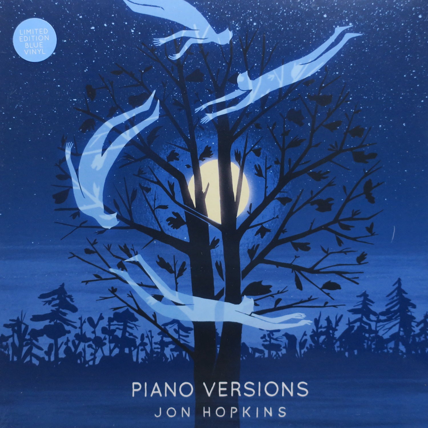 JON HOPKINS 'Piano Versions' Limited Edition Blue Vinyl LP Record - Perfect for Relaxation, Meditation & Home Listening