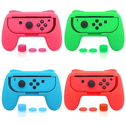 Green Pink Blue and Red