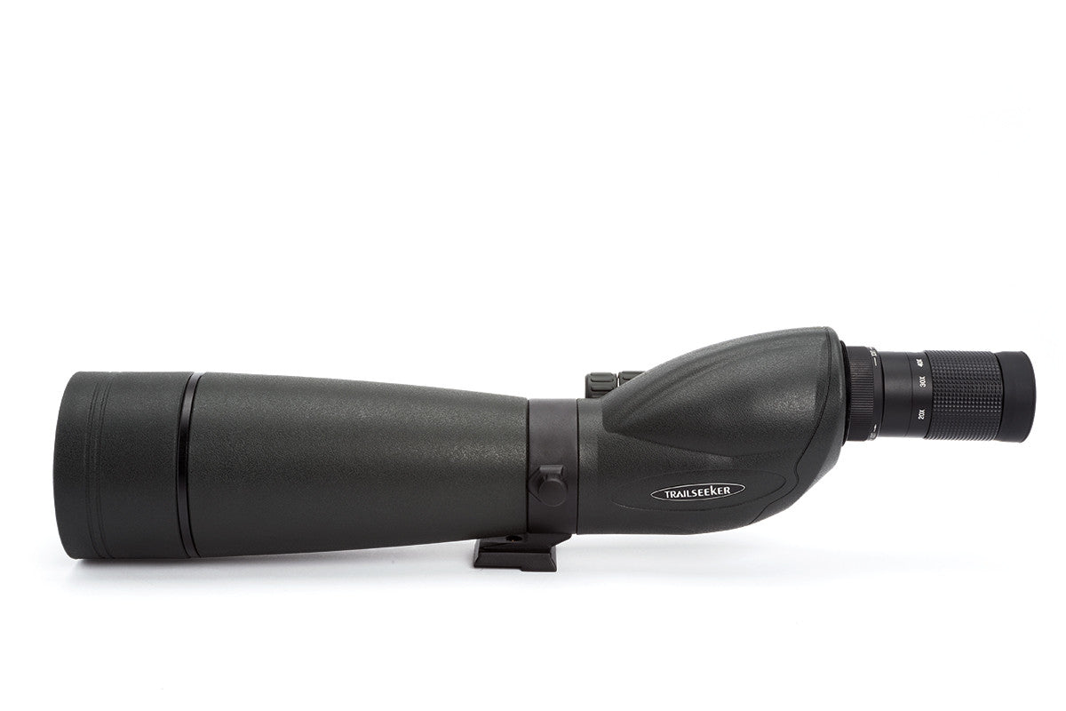 TrailSeeker 20-60x80 Straight Zoom Spotting Scope for Hunting, Bird Watching & Outdoor Adventures - High Power Magnification for Long Range Viewing
