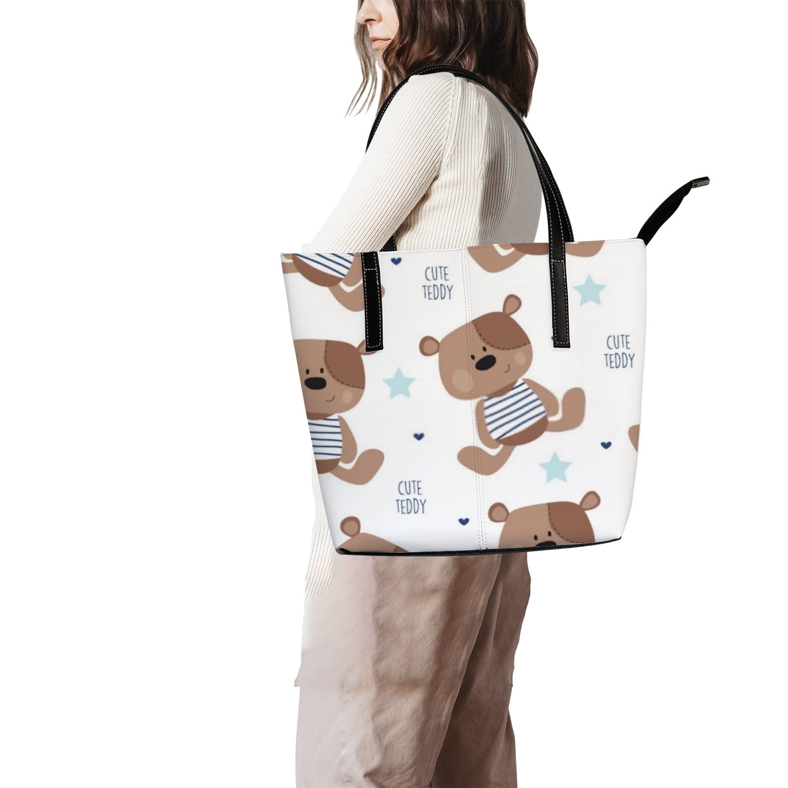 Stylish Leather Tote Bag for Women - Durable Crossbody Handbag with Adjustable Strap, Perfect for Work, Travel & Everyday Use