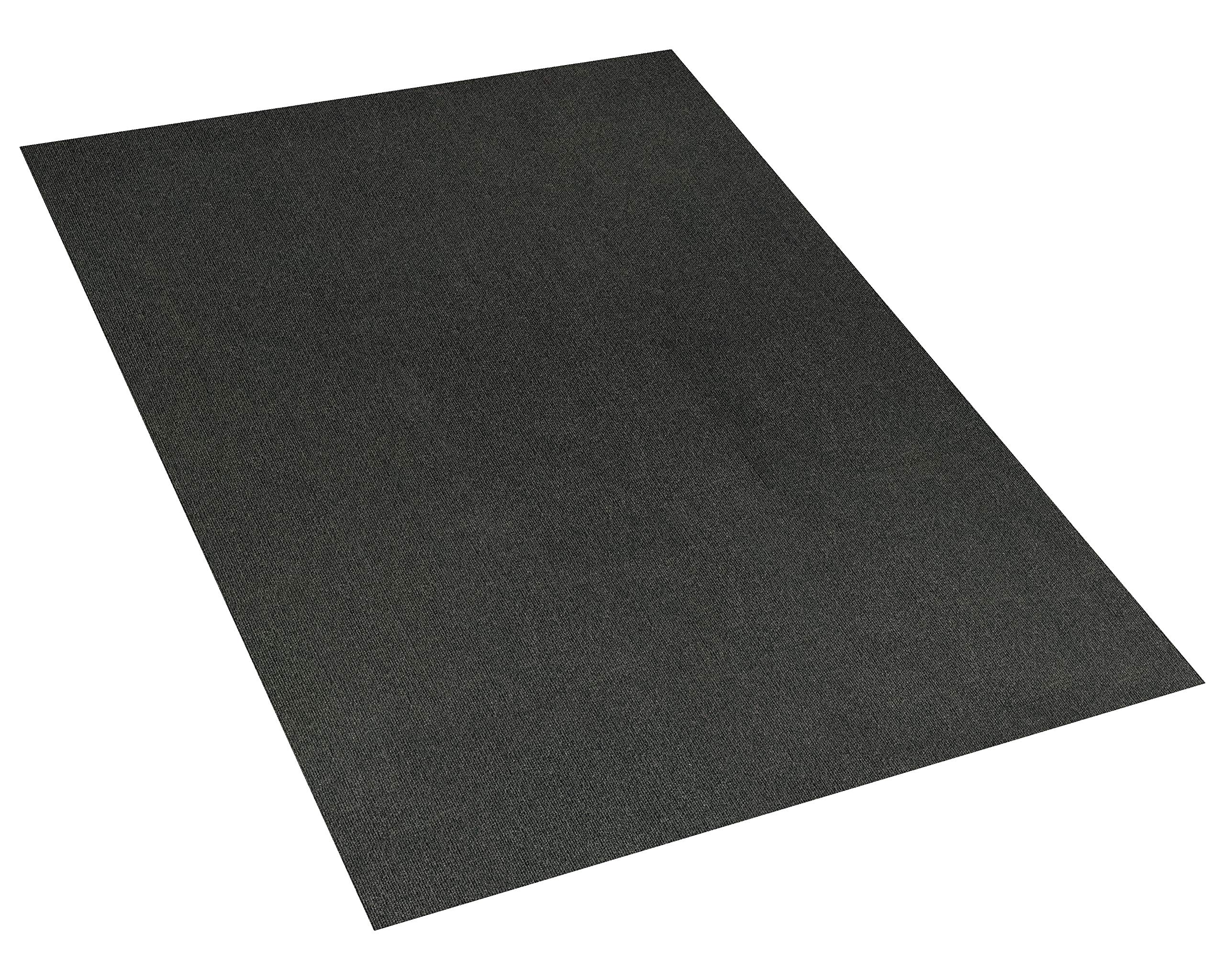 Eco-Friendly 5' x 8' Indoor Outdoor Rug - Premium 100% Recycled PET Fiber Area Carpet for Patio, Deck, Picnic & Backyard (Black Ice) | Waterproof & Durable Floor Mat for Outdoor Living Spaces