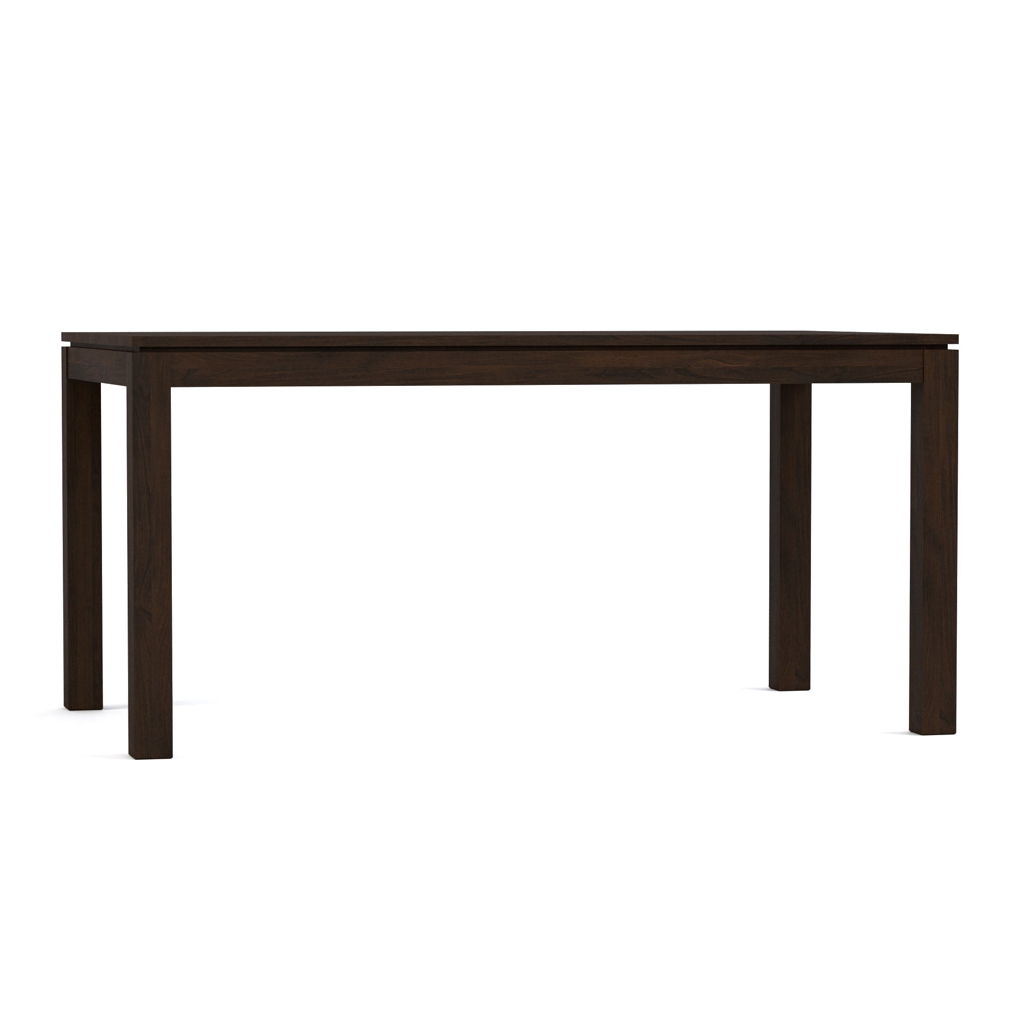 62 Inch Modern Dining Table - Solid Wood Kitchen Table for 6-8 People - Perfect for Family Gatherings & Dinner Parties