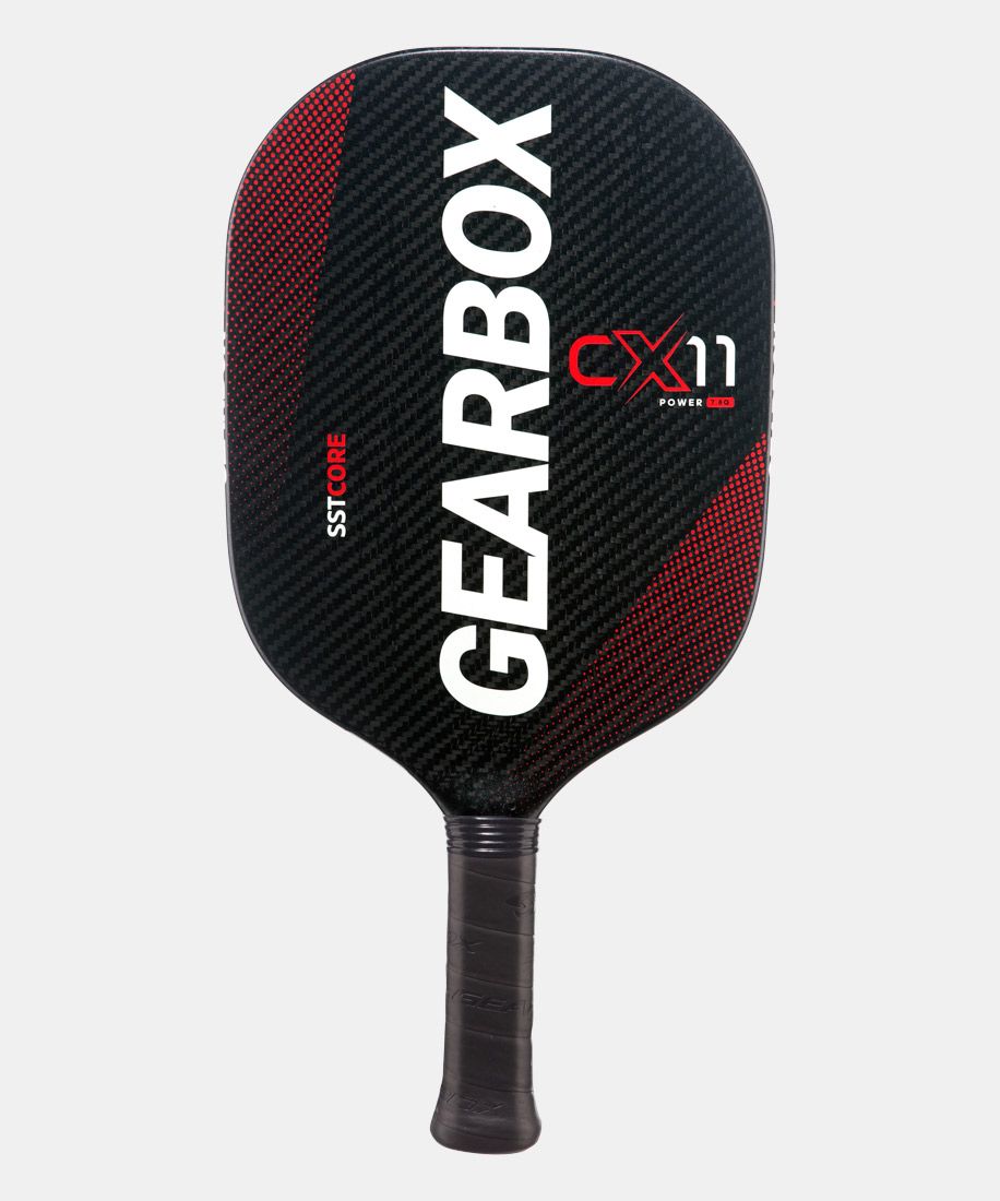 Gearbox CX11Q Quad Power Pickleball Paddle - Premium Carbon Fiber Paddle for Competitive Play & Tournament Use