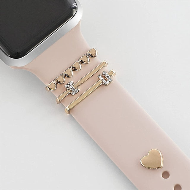 Elegant Watch Band Jewelry Charms - Stylish Decorative Accessories for Apple Watch, Fitbit & More | Perfect for Gifts, Parties & Everyday Wear