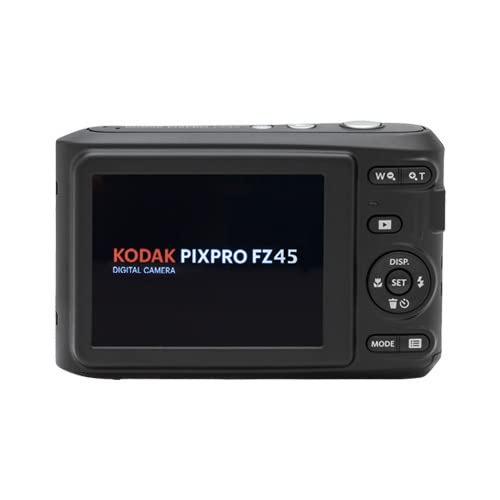 Kodak PIXPRO FZ45 16MP Digital Camera with 4x Optical Zoom - 32GB SD Card & AA Batteries Included - Perfect for Travel, Family Events & Outdoor Photography (White)