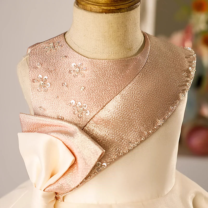 Elegant Baby Girl Formal Dress for Toddler Birthday Party | Princess Gown for Special Occasions | Perfect for Weddings, Christenings & Photo Shoots