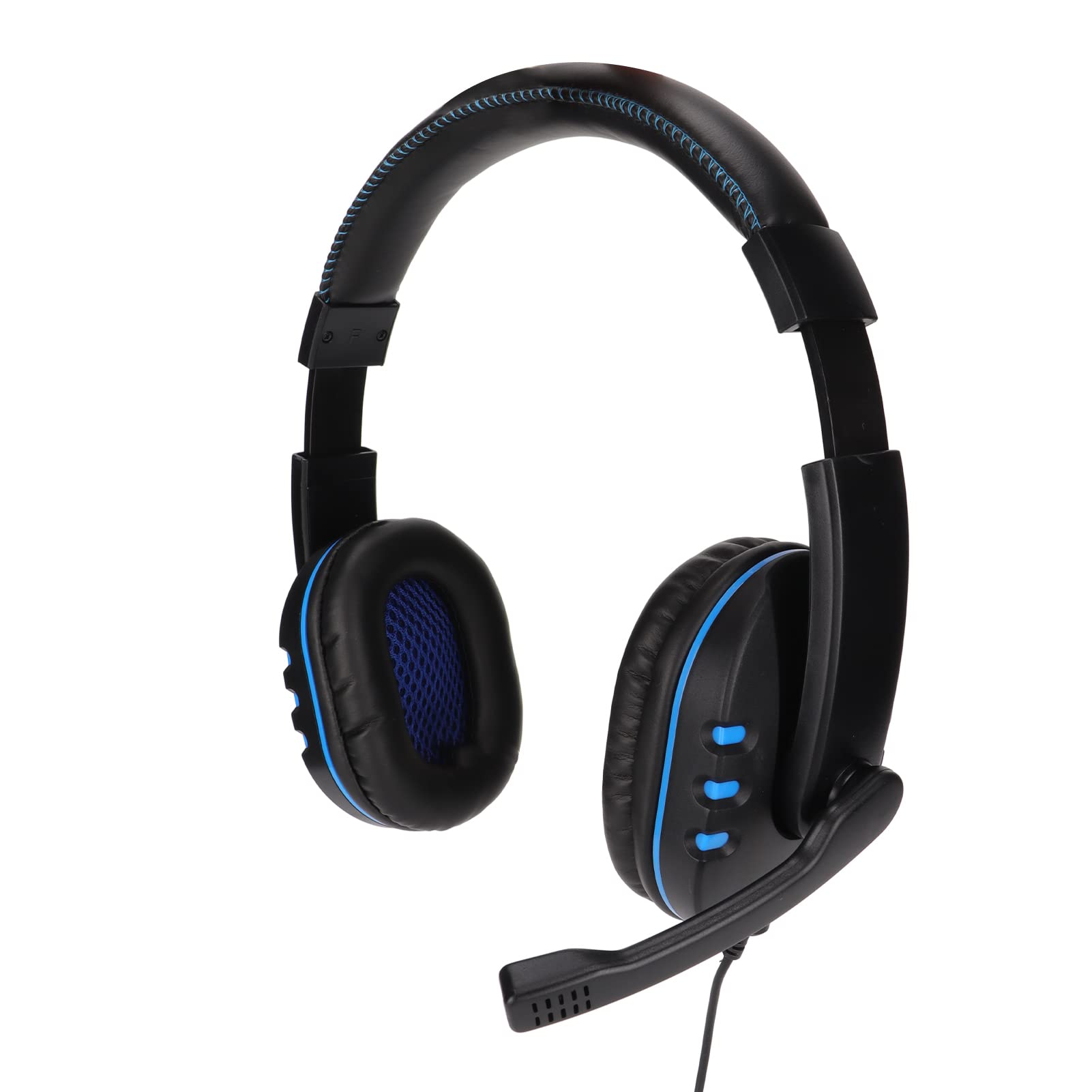 Hilitand Gaming Headset with Noise Canceling Mic - Over Ear Headphones with Stereo Bass Surround Sound, Soft Memory Earmuffs & 120° Adjustable Mic - 3.5mm Audio Jack for PS5, PC, Xbox - Perfect for Competitive Gaming & Online Chat