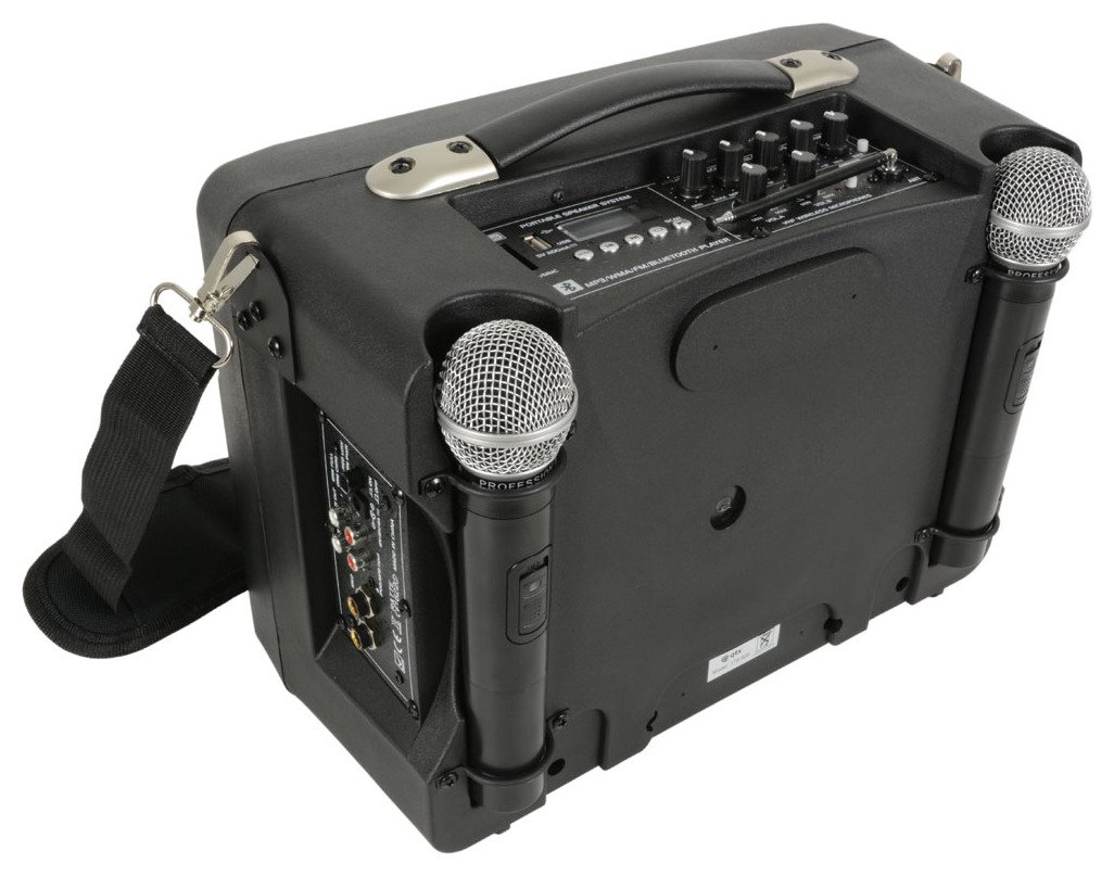 QTX DELTA-50 Portable Bluetooth PA System - Perfect for Outdoor Events, Parties & Live Performances