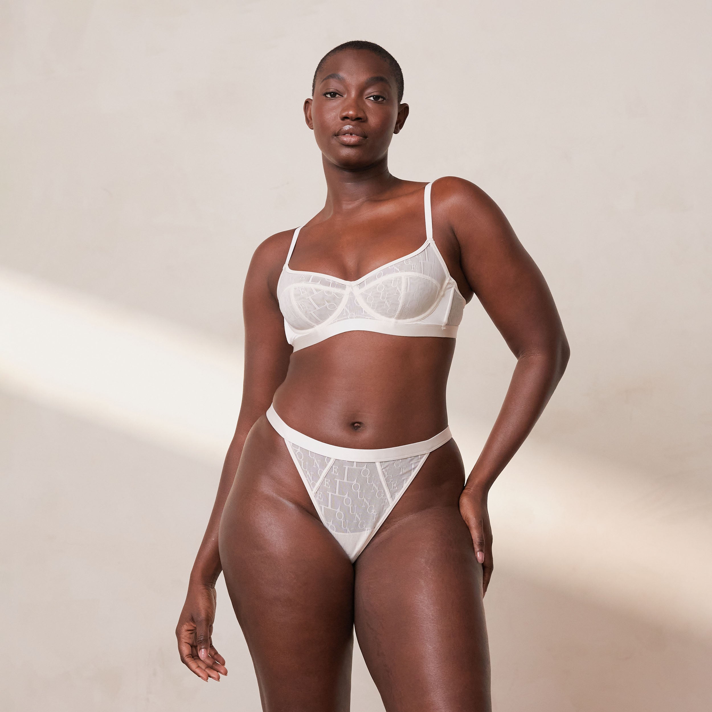 Elegant Pearl Balcony Bra - Comfortable Lace Underwear for Women, Perfect for Daily Wear, Date Nights & Special Occasions