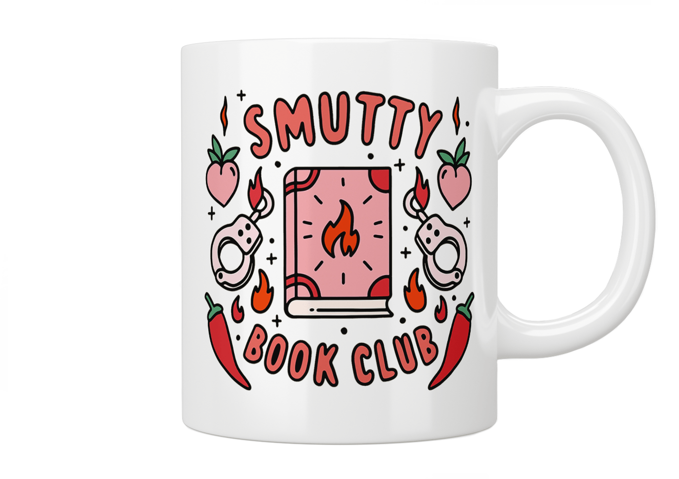 Smutty Book Club Mug - Funny & Sarcastic Coffee Cup for Book Lovers - Perfect for Reading, Gifts & Book Club Meetings
