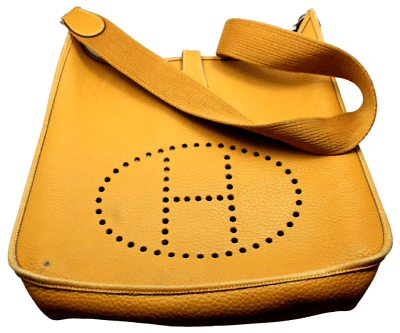 Authentic Hermes Evelyne GM Handbag in Dark Tan Clemence Leather - Luxury Shoulder Bag for Women, Perfect for Work, Travel & Everyday Use