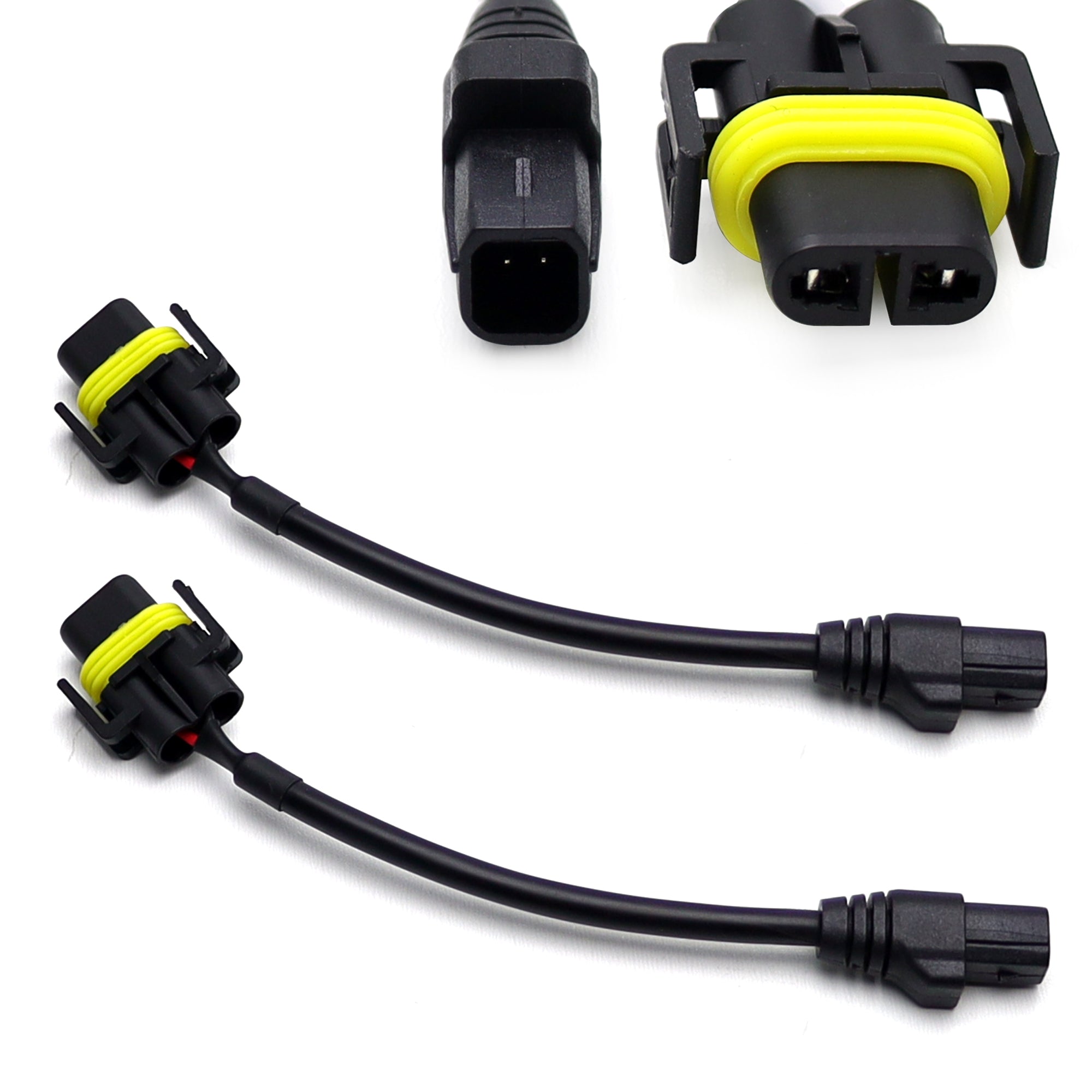 2 Pin L1B to H11 Adapter Wiring Harness for Toyota Corolla, Prius, Camry, Crown - Headlight Bulb Conversion Kit for Improved Visibility & Night Driving Safety