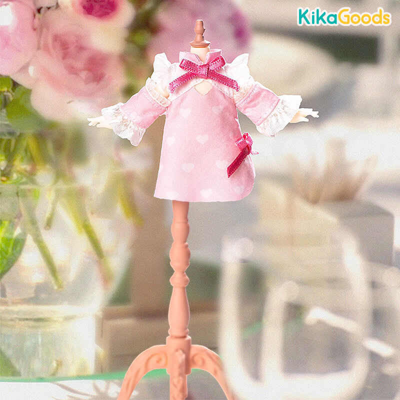LuckyDoll 1/12 BJD Doll Clothes - Elegant Chinese Cheongsam Dress for Ball Jointed Dolls | Perfect for Photoshoots, Collecting & Display