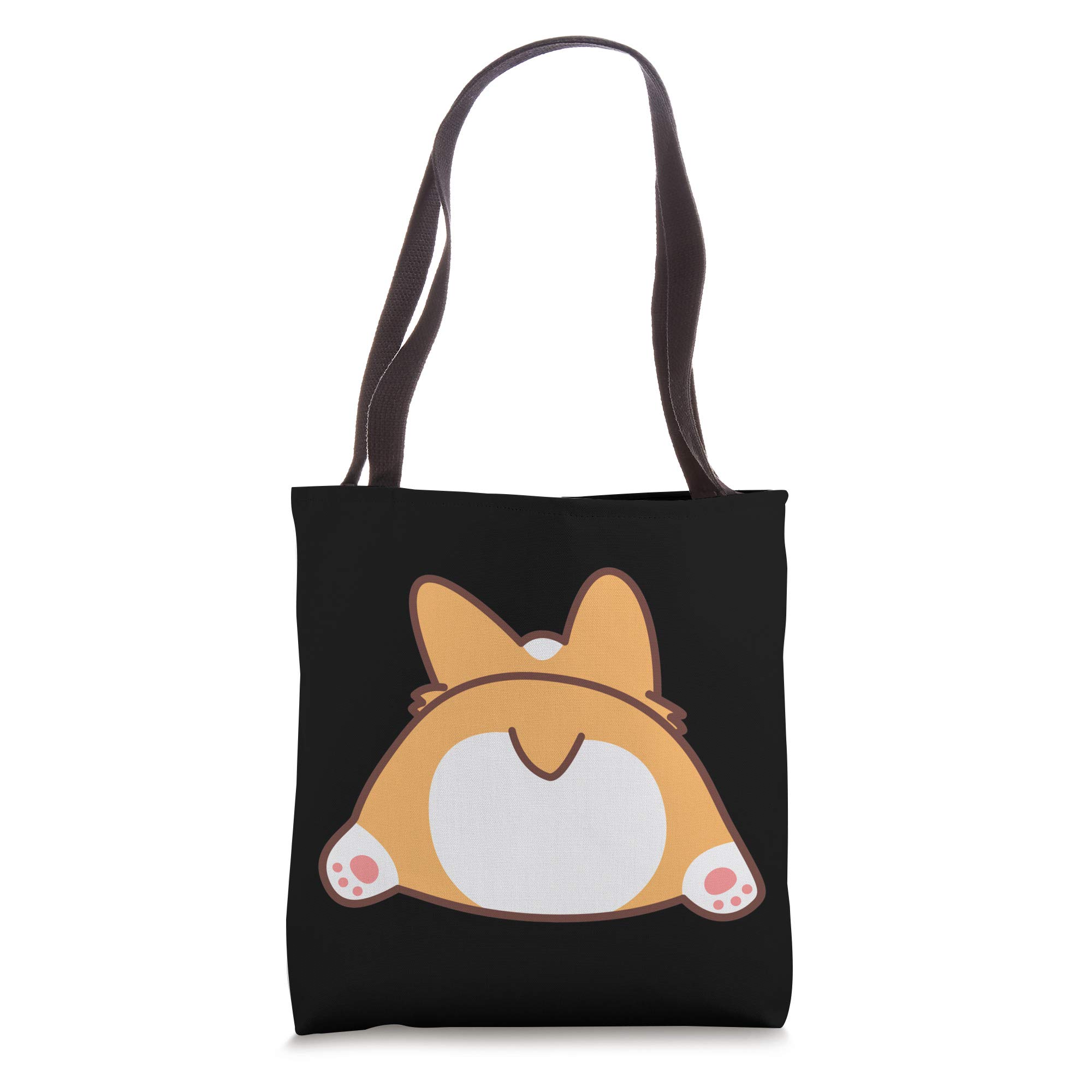 Cute Welsh Corgi Butt Tote Bag - Kawaii Dog Lover Gift for Shopping & Beach