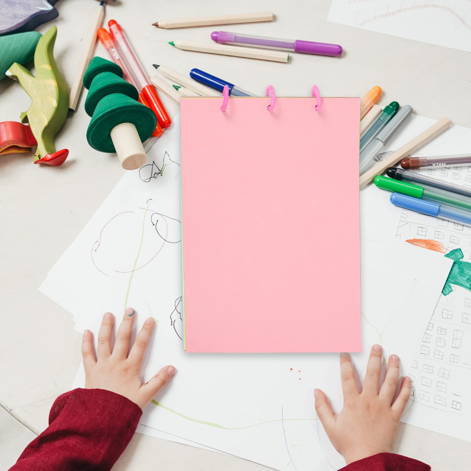 VICASKY 3-Pack Blank Sketchbooks for Kids & Adults - Unlined Drawing Notebooks, Journaling Books, Coloring Books, Painting & DIY Craft Supplies - Perfect for Art Class, Home Schooling & Creative Projects