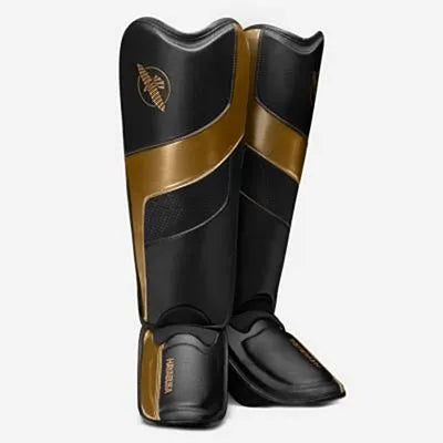 Hayabusa T3 Full Back Shin Guards - MMA, Muay Thai & Kickboxing Protective Gear for Training & Competition