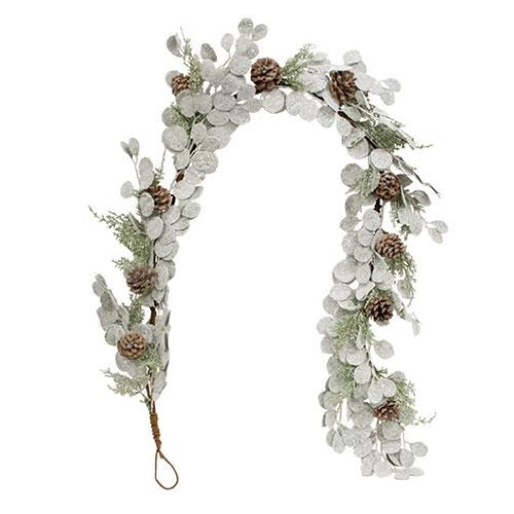 Silver Dollar Shine Garland - Vintage Coin Decor for Christmas Tree, Wedding, Party & Home Decoration | Rustic Farmhouse Holiday Ornaments