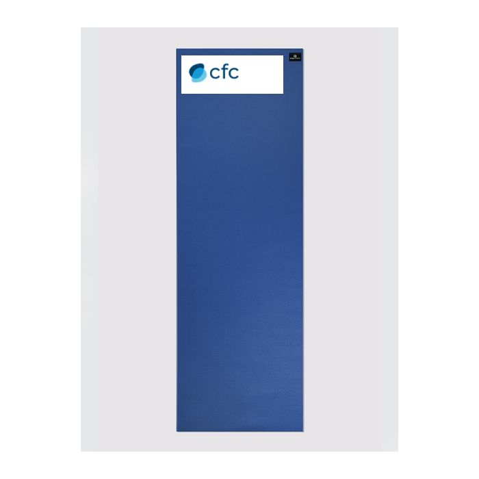 Custom Printed 6mm Non-Slip Yoga Mat with Personalized Design - Blue | Perfect for Home Workouts, Studio Classes & Meditation Practice