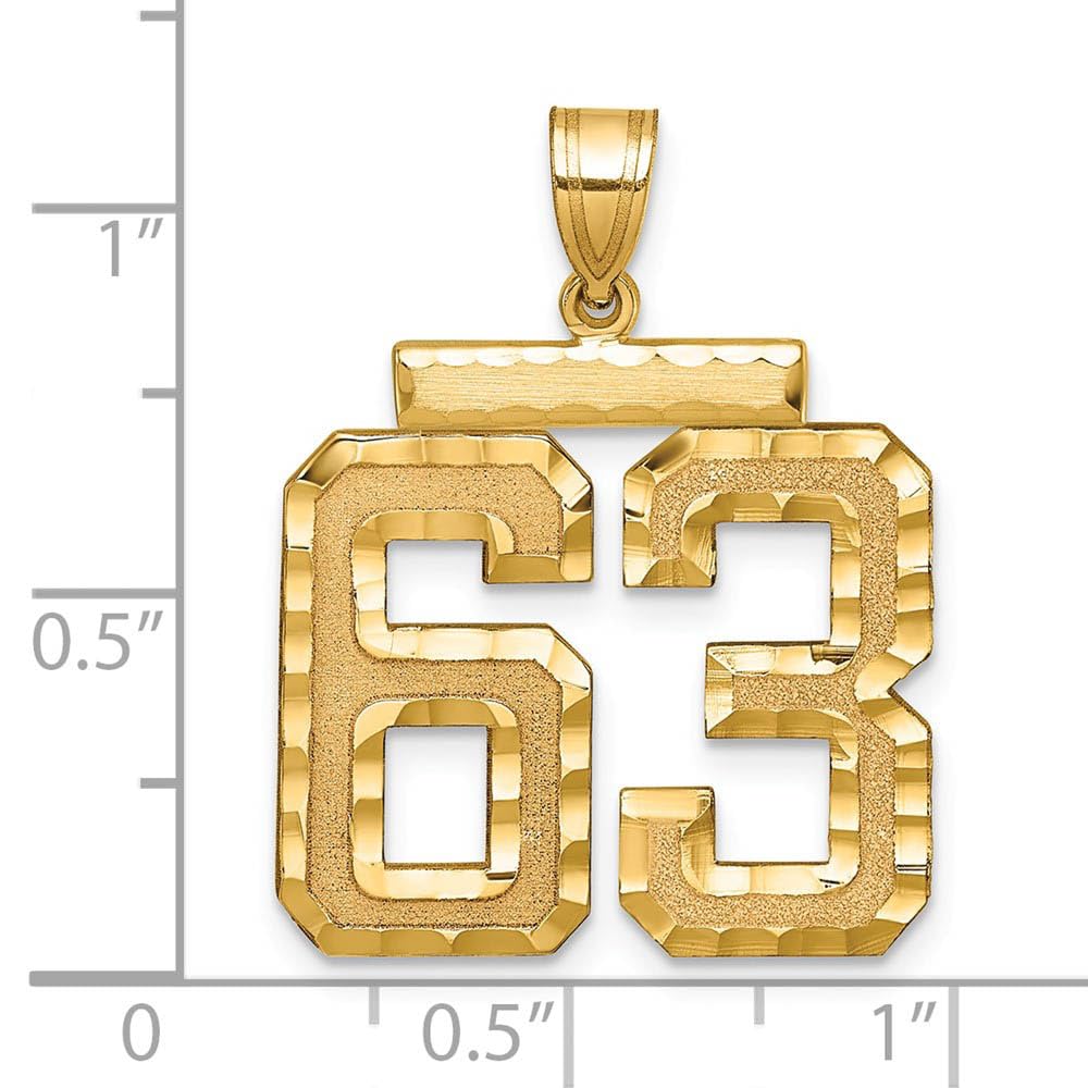 14k Yellow Gold Black Bow Pendant - Varsity Collection for Gifts