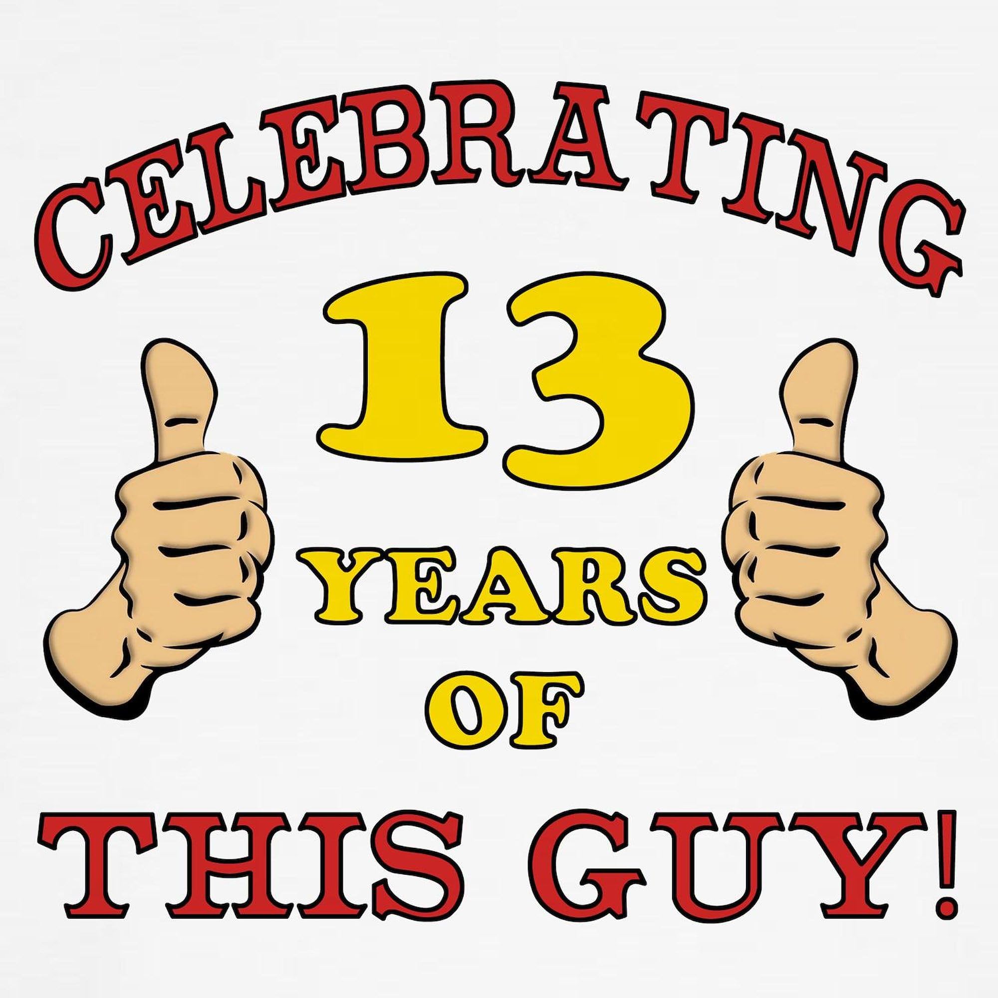 Funny 13th Birthday Dog T-Shirt for Boys | Cute Pet Clothing & Costume for Dogs | Perfect for Birthday Parties & Pet Celebrations