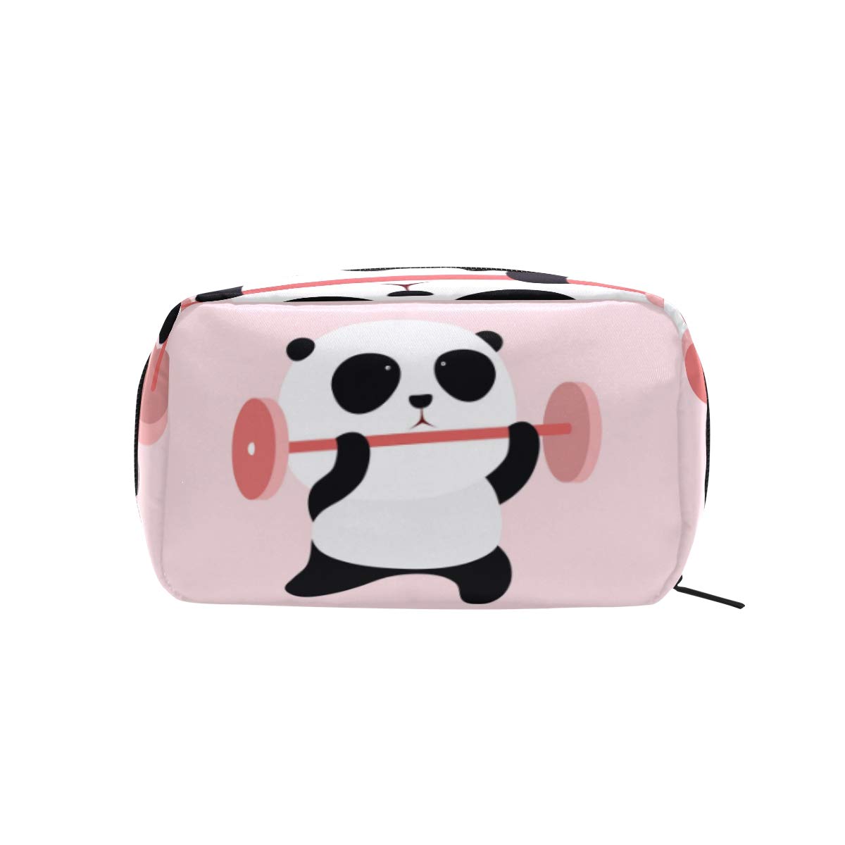 Cute Panda Makeup Bag for Women - Travel Cosmetic Organizer & Toiletry Pouch - Perfect for Vacation, Gym, and Daily Essentials Storage