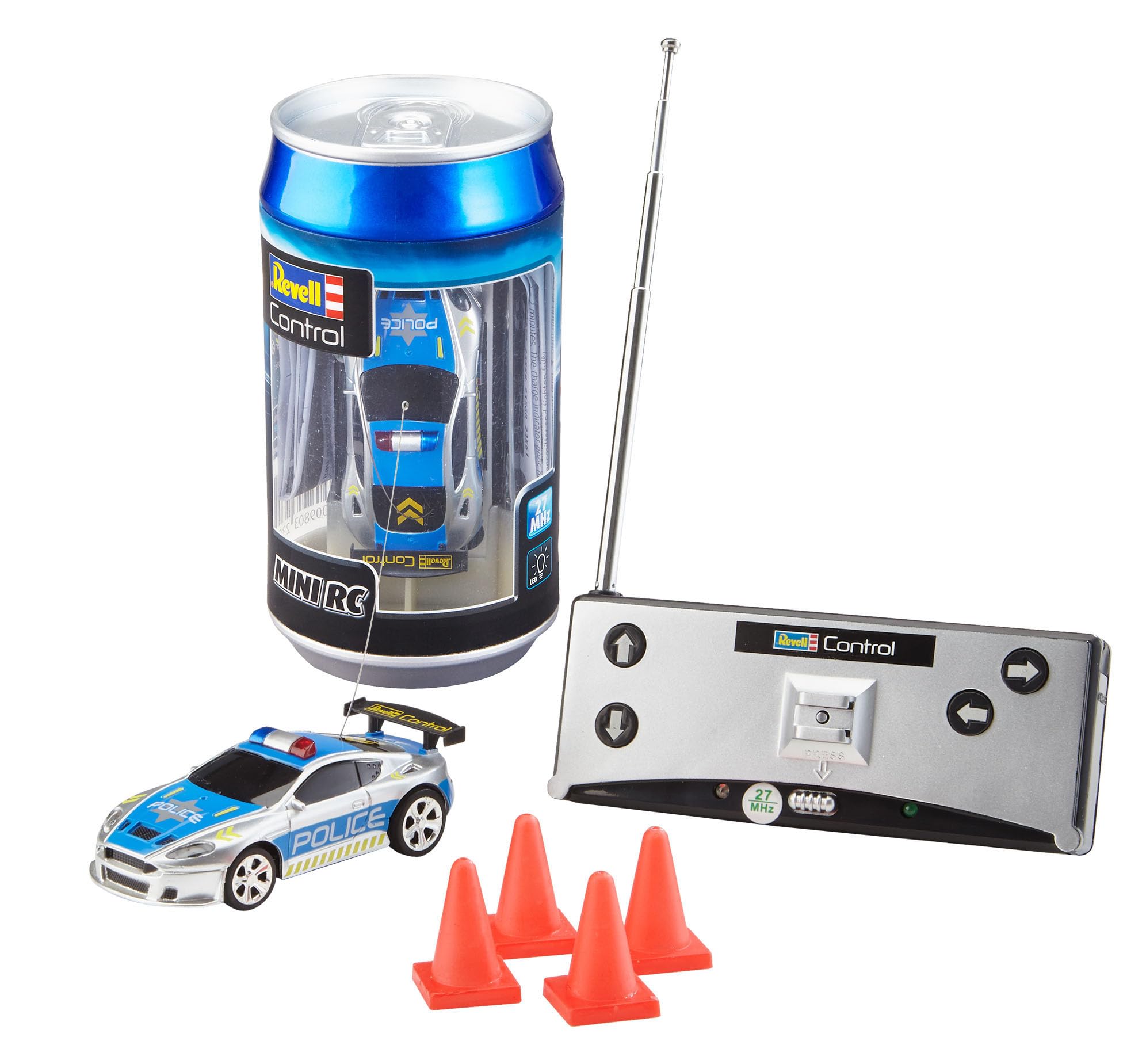 Mini Remote Control Police Car Toy - High Speed RC Vehicle for Kids & Adults - Perfect for Indoor & Outdoor Play, Gifts, and Racing Fun