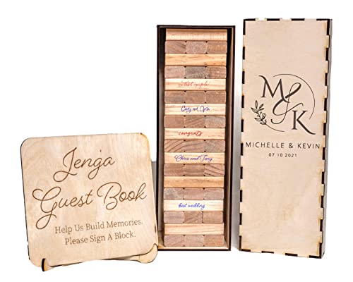 Wedding Guest Book & Welcome Sign - Elegant Guest Book for Wedding Reception, Party Decorations, Ceremony Sign - Perfect for Rustic, Vintage & Modern Weddings