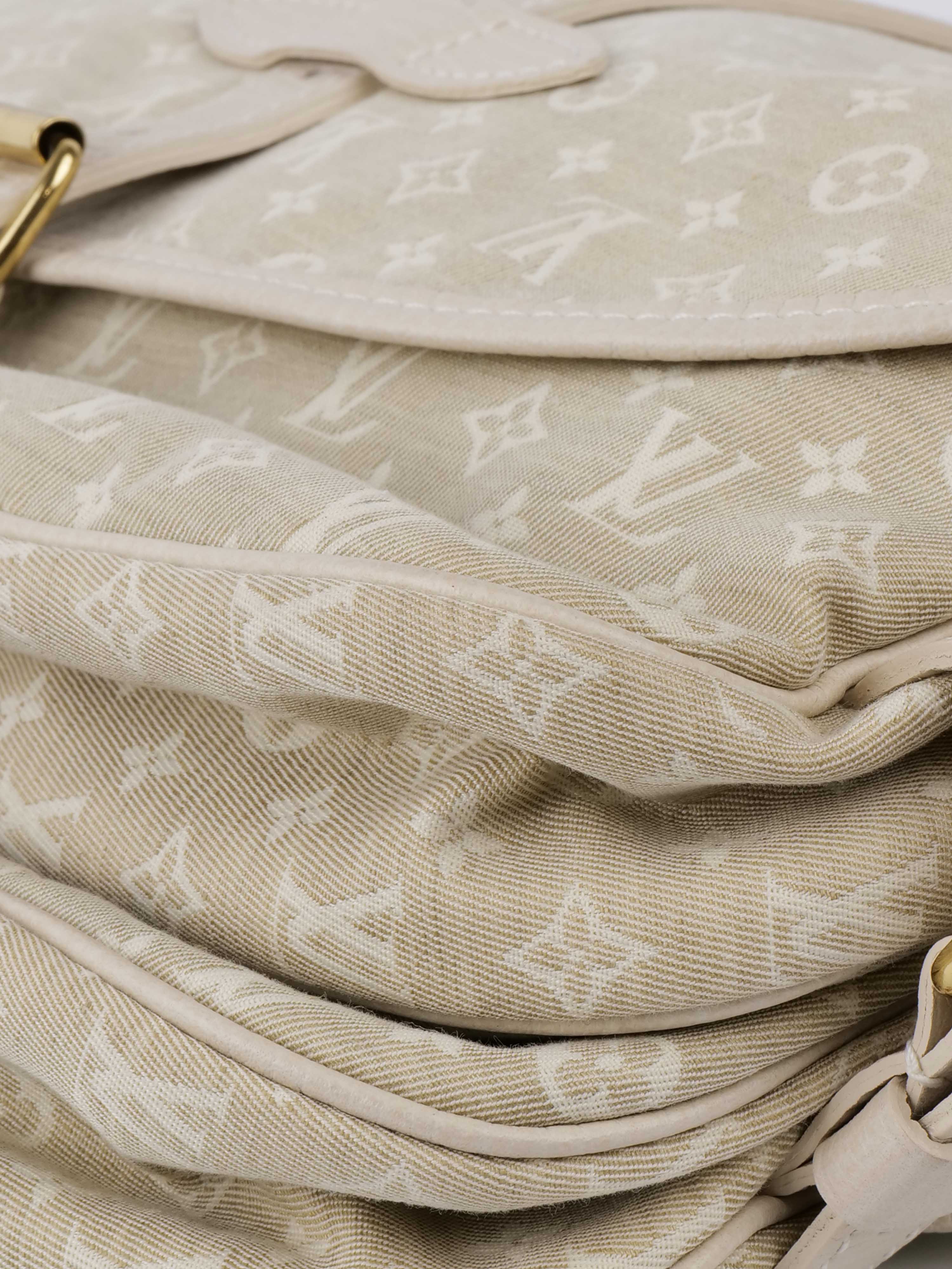 Authentic Louis Vuitton Monogram Shoulder Bag in White & Cream | Luxury Crossbody Purse for Women | Perfect for Date Night, Travel & Everyday Use