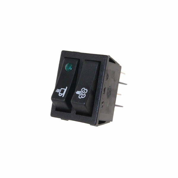 Dual Rocker Light Switch - Easy Installation & Modern Design for Home & Office Lighting Control