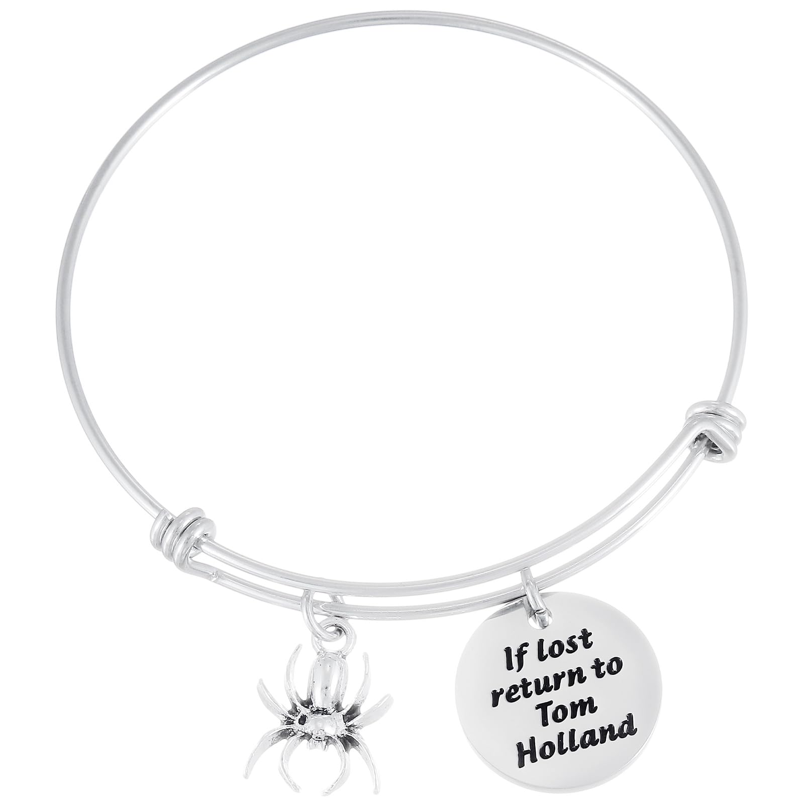Tom Holland Spider-Man Bracelet - Official Marvel Merchandise for Women & Fans - Perfect Gift for Birthday, Cosplay & Movie Lovers