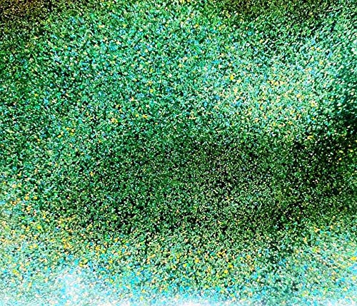 Mahir Glitter Supreme - Green Holographic Premium Glitter Powder (20g) for Arts & Crafts, Wedding Decor, Nail Art, Face & Body Makeup | Multi-Purpose Cosmetic Grade Glitter for DIY Projects, Cards, Flowers & Hair Styling