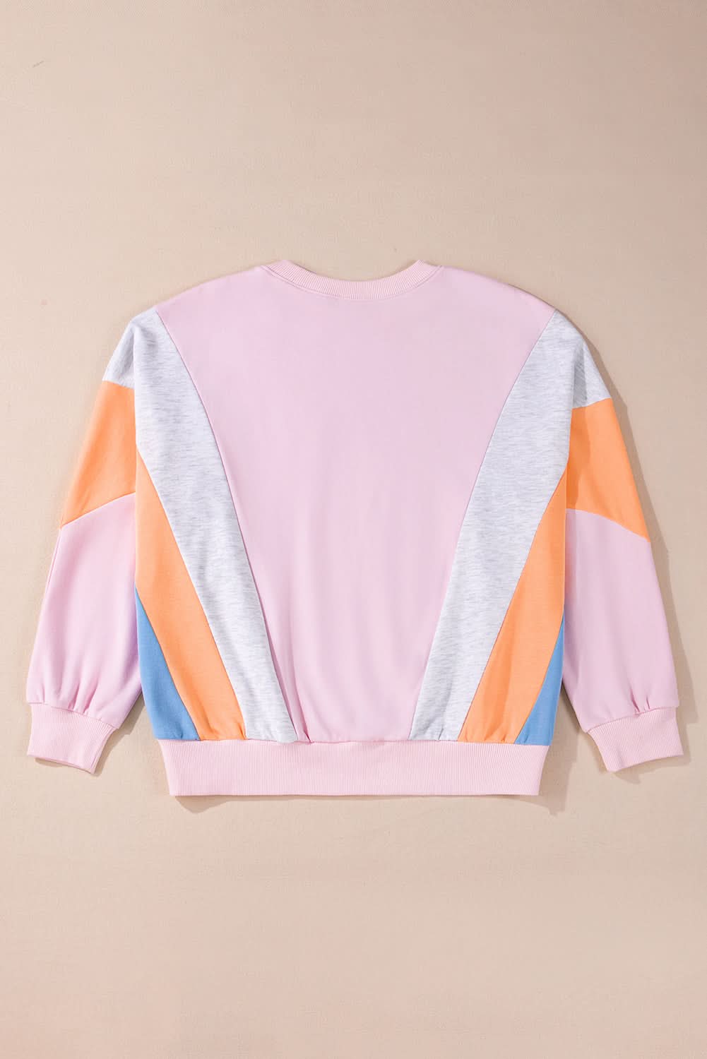 Stylish Light Pink Batwing Sweatshirt for Women - Trendy Oversized Pullover for Casual Wear, Lounge & Street Style Fashion
