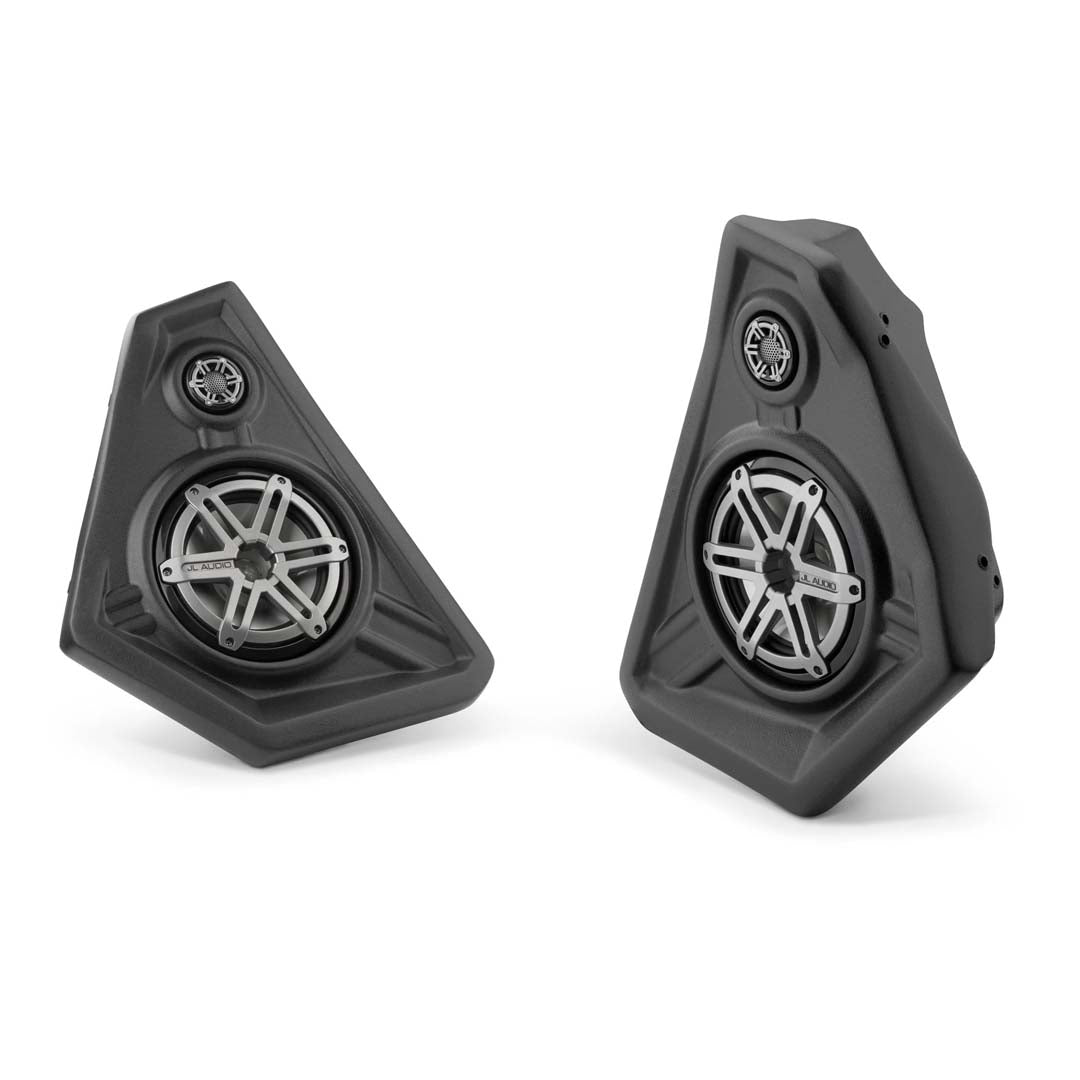 JL Audio SB POL SLINGSPKR/M770 Stealthbox Speaker System for 2017+ Polaris Slingshot - 100W MM770 Component Speakers & Speaker Pods - Perfect for Road Trips, Car Audio Upgrades & Enhanced Driving Experience