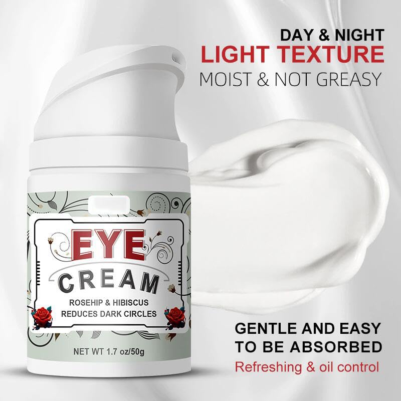 Best Firming Eye Cream for Dark Circles & Puffiness - Natural Anti-Aging Collagen Treatment Reduces Bags Under Eyes & Improves Dryness - Perfect for Sensitive Skin & Daily Skincare Routine