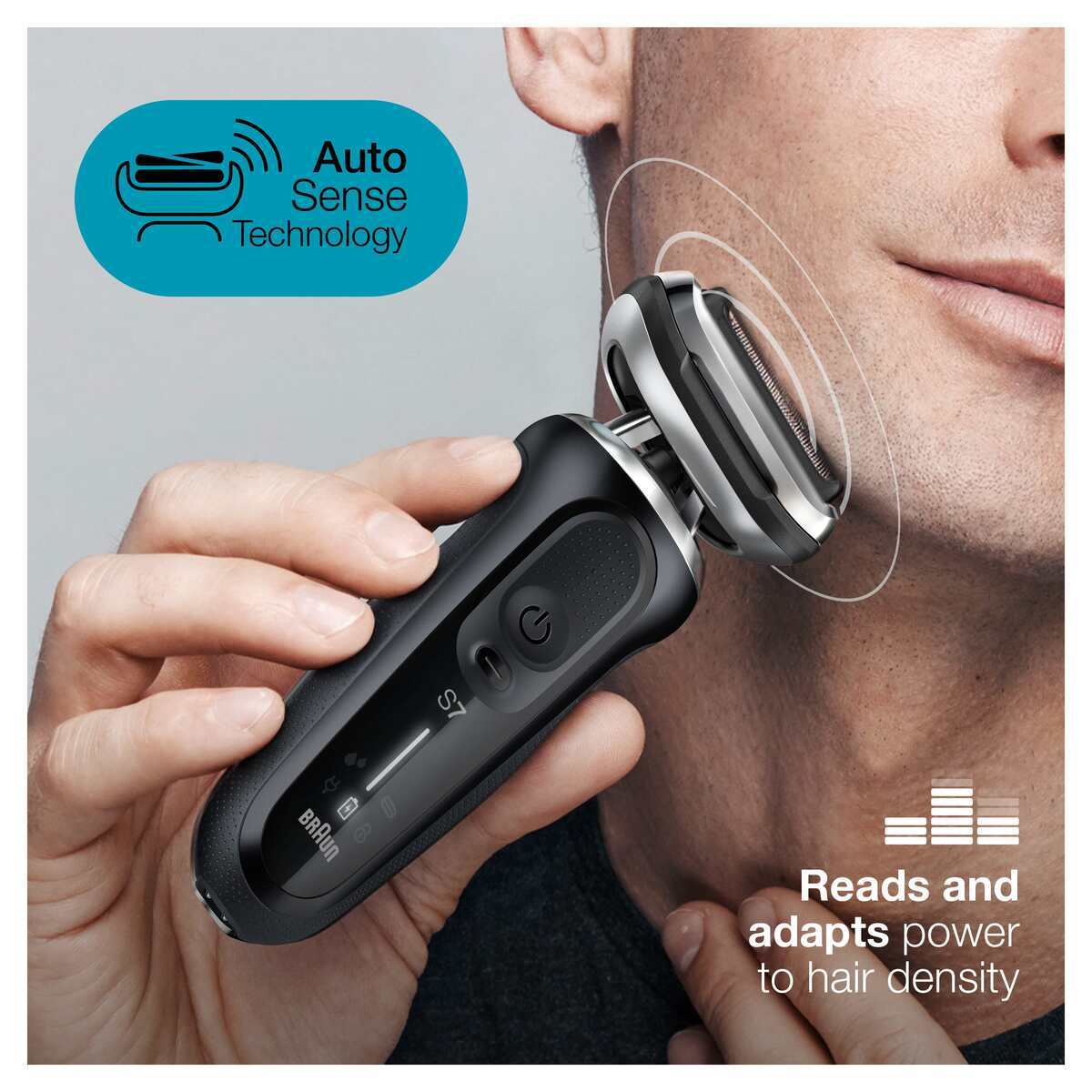 Braun Series 7 71-N1200s Wet & Dry Electric Shaver with Precision Trimmer - Close Shave for Men, Travel-Friendly Grooming Kit for Home & Business Trips