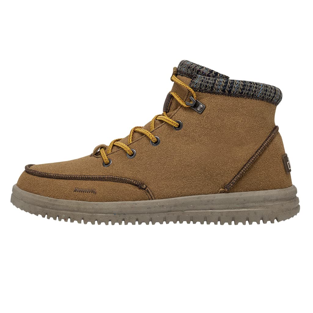 Hey Dude Men's Bradley Lace Up Boots - Comfortable Lightweight Casual Shoes for Men | Waterproof Hiking & Outdoor Walking Boots | Multiple Colors Available | Perfect for Work, Travel & Everyday Wear