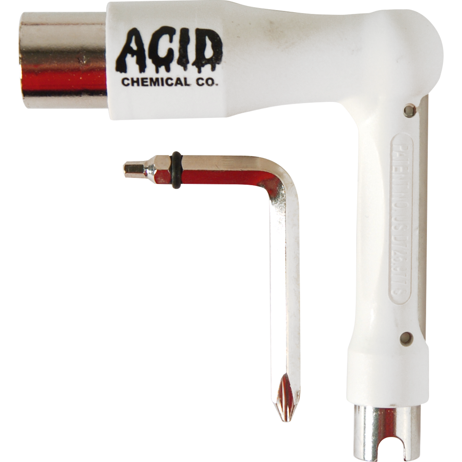 Premium White Acid Space Skate Tool - Professional Skateboard Maintenance Kit for Smooth Rides | Perfect for Street, Park & Vert Skating