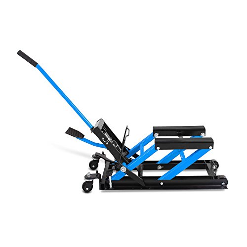 Heavy Duty Motorcycle Scissor Lift Jack for Indian Chieftain Dark Horse - SW-BU Model - Perfect for Garage Repairs & Maintenance