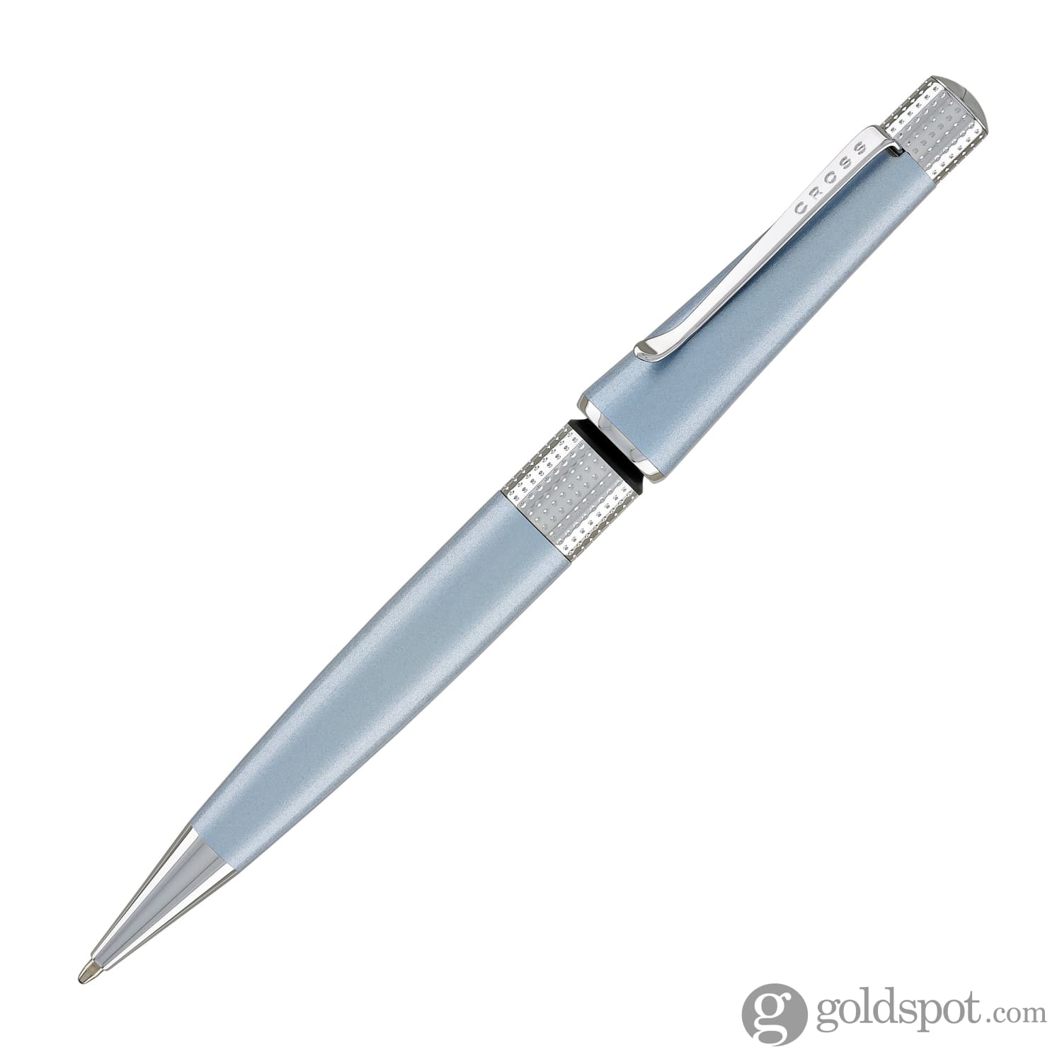 Premium Cross Beverly Ballpoint Pen - Light Blue Elegant Writing Instrument for Office, School & Gift Giving