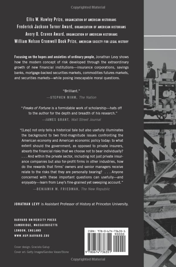 Freaks of Fortune: Capitalism and Risk in America - Business & Economics Book for Entrepreneurs, Investors & History Buffs | Perfect for Business School, Book Clubs & Financial Research