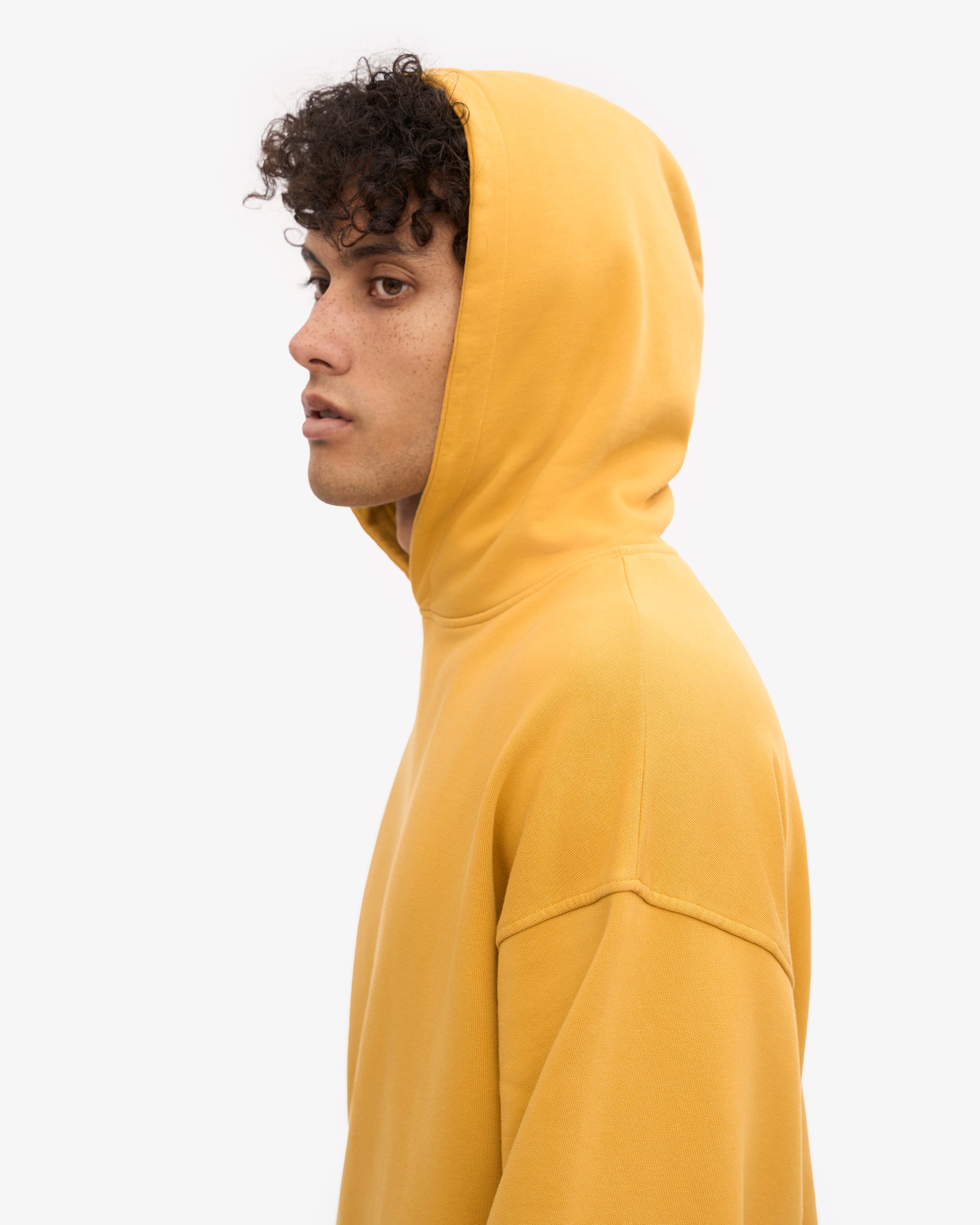 Organic Oversized Hoodie - Soft & Cozy Burned Yellow Pullover for Men & Women | Perfect for Casual Wear, Loungewear & Outdoor Activities